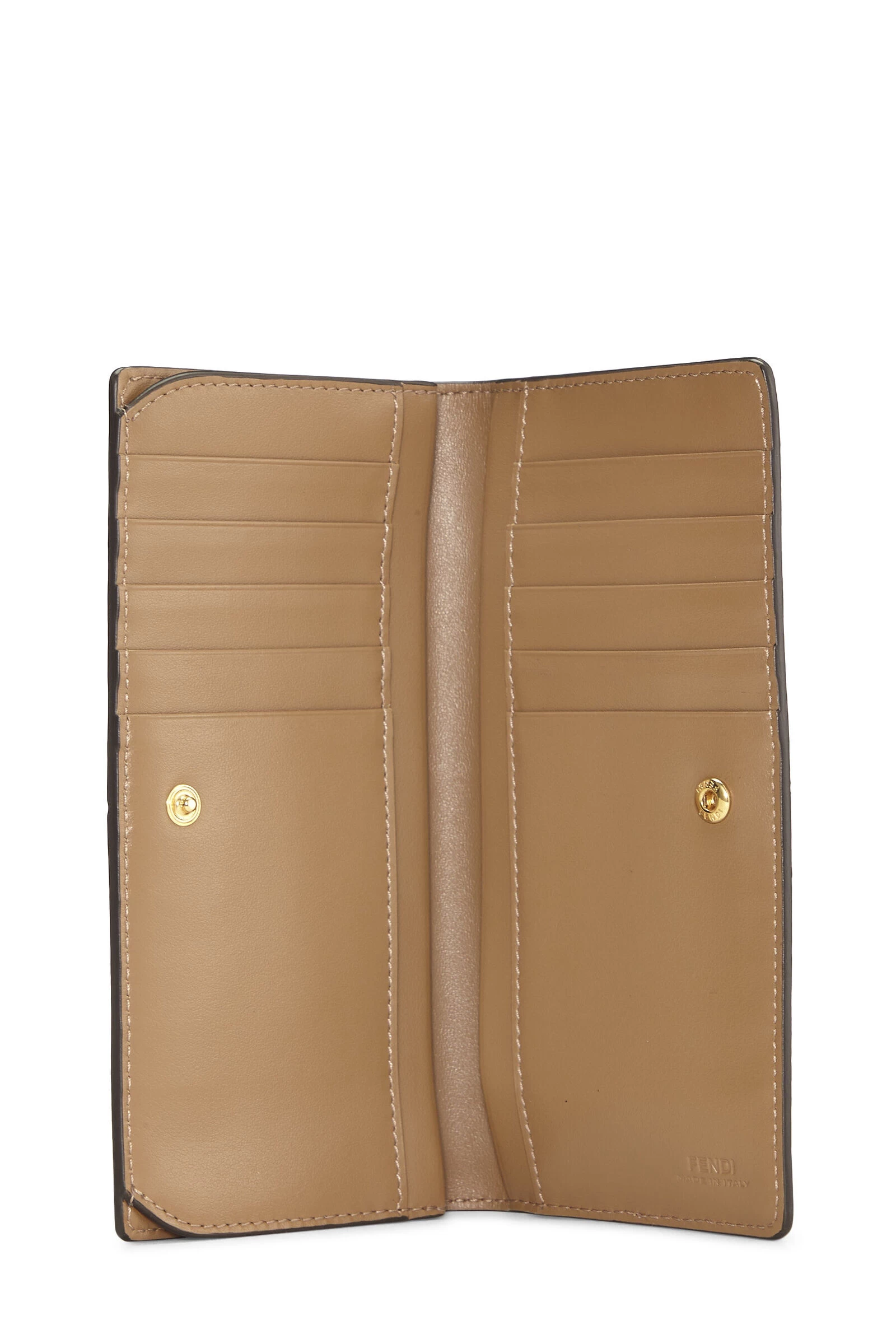 FENDI Beige Leather Wallet 4 FENDI Beige Leather Wallet - Image 4