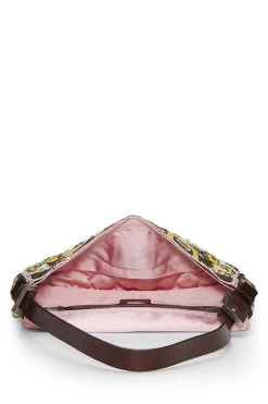 FENDI Multicolor Embroidered Canvas Baguette -Fashion clothing QBB0470YKB008 6