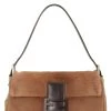 FENDI Brown Fur Baguette