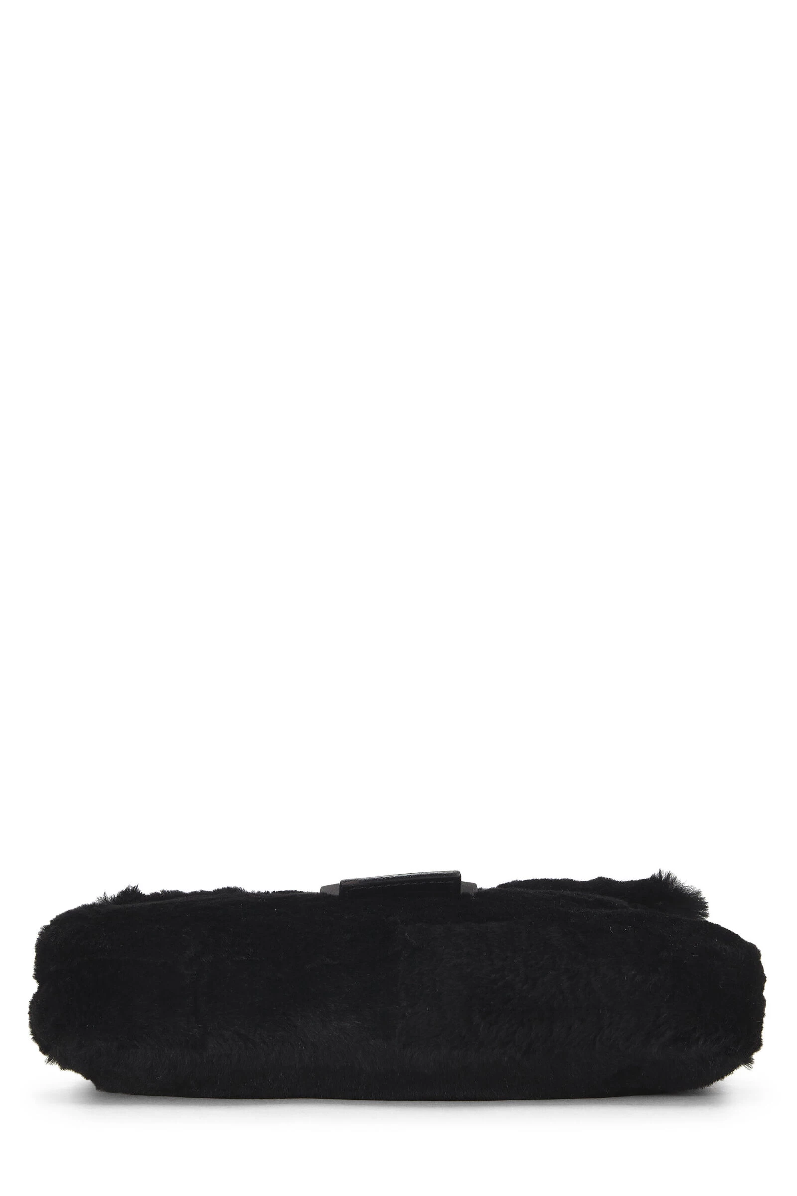 FENDI Black Fur Baguette 5 FENDI Black Fur Baguette - Image 5