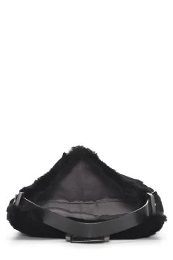 FENDI Black Fur Baguette 11 FENDI Black Fur Baguette -Fashion clothing QBB04716KB007 6