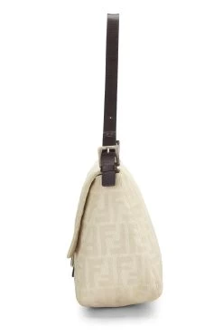 FENDI Beige Zucca Canvas Mama -Fashion clothing QBB0493JIB007 3