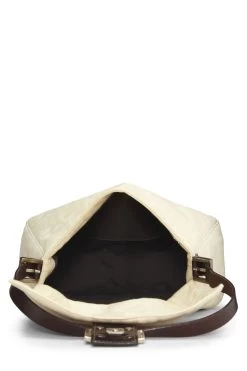 FENDI Beige Zucca Canvas Mama -Fashion clothing QBB0493JIB007 6