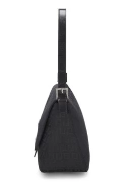 FENDI Black Zucchino Canvas Mama -Fashion clothing QBB049CRKB054 3