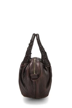 FENDI Brown Zucca Canvas & Leather Baby Spy -Fashion clothing QBB04C3J09003 3