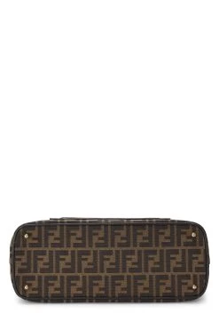FENDI Brown Zucca Canvas Handbag 10 FENDI Brown Zucca Canvas Handbag -Fashion clothing QBB04W3J0B400 5