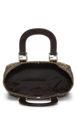 FENDI Brown Zucca Canvas Handbag Small -Fashion clothing QBB04W3J0H114 6