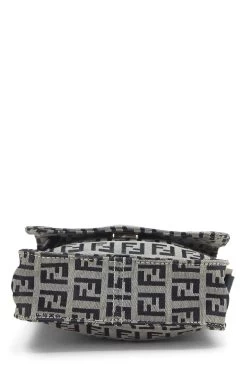 FENDI Navy Zucchino Canvas Messenger Bag -Fashion clothing QBB051CRNB001 5