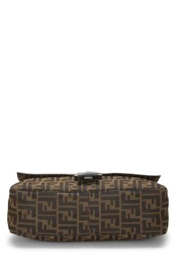 FENDI Brown Zucca Canvas Shoulder Bag Large 10 FENDI Brown Zucca Canvas Shoulder Bag Large -Fashion clothing QBB0593J05033 5