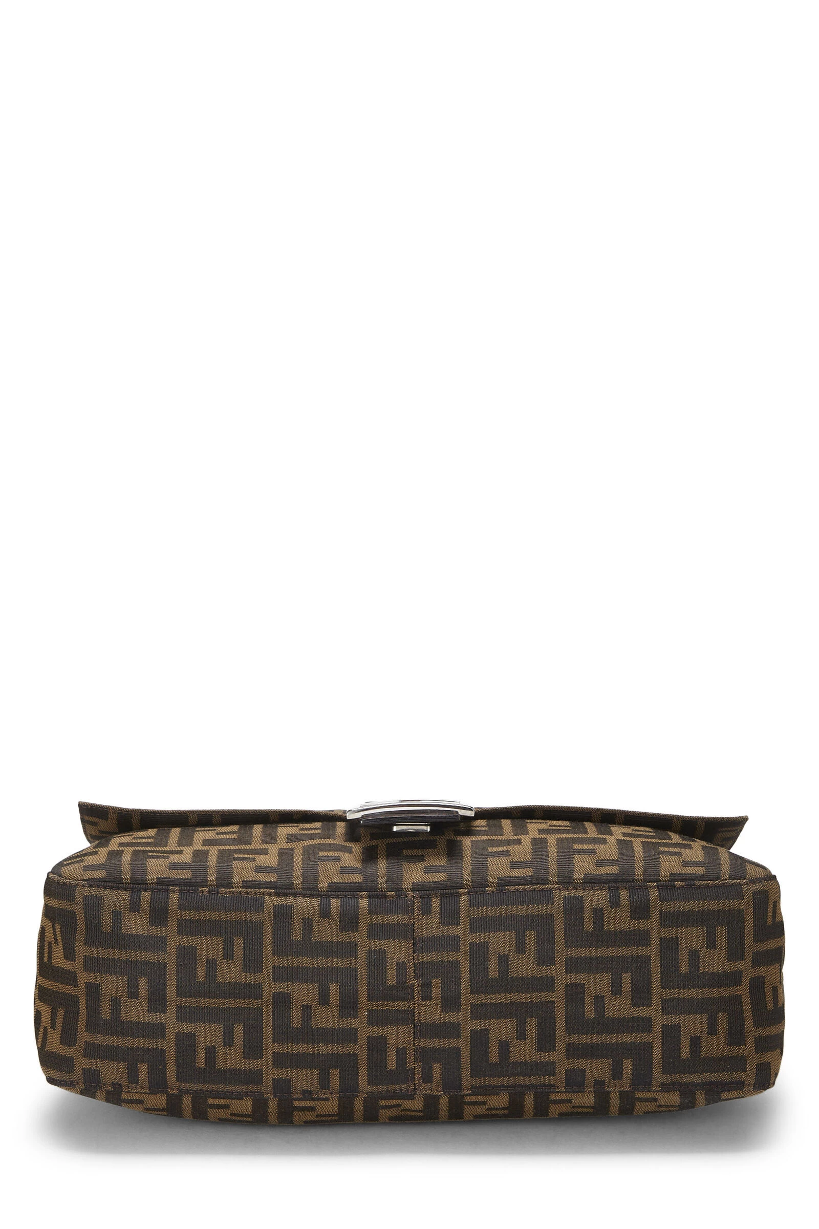 FENDI Brown Zucca Canvas Shoulder Bag Large 5 FENDI Brown Zucca Canvas Shoulder Bag Large - Image 5