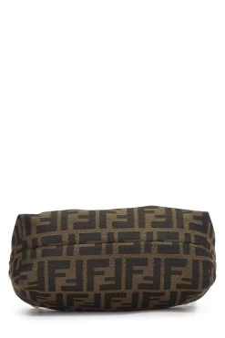 FENDI Brown Zucca Canvas Shoulder Bag Small 10 FENDI Brown Zucca Canvas Shoulder Bag Small -Fashion clothing QBB0593J0H070 5
