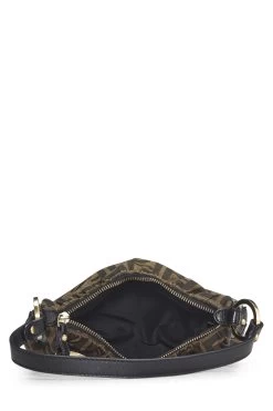 FENDI Brown Zucca Canvas Shoulder Bag Small 11 FENDI Brown Zucca Canvas Shoulder Bag Small -Fashion clothing QBB0593J0H070 6