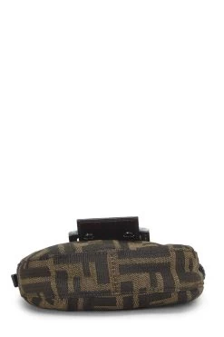 FENDI Brown Zucca Canvas Croissant Mini -Fashion clothing QBB08N3J09018 5