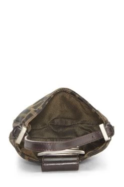 FENDI Brown Zucca Canvas Croissant Mini -Fashion clothing QBB08N3J09018 6