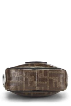 FENDI Black & Brown Zucca Coated Canvas Crossbody Bag -Fashion clothing QBB08O0LKB002 5