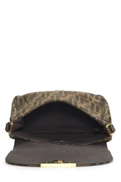 FENDI Brown Zucca Canvas Crossbody Bag 11 FENDI Brown Zucca Canvas Crossbody Bag -Fashion clothing QBB08O3J0B010 6