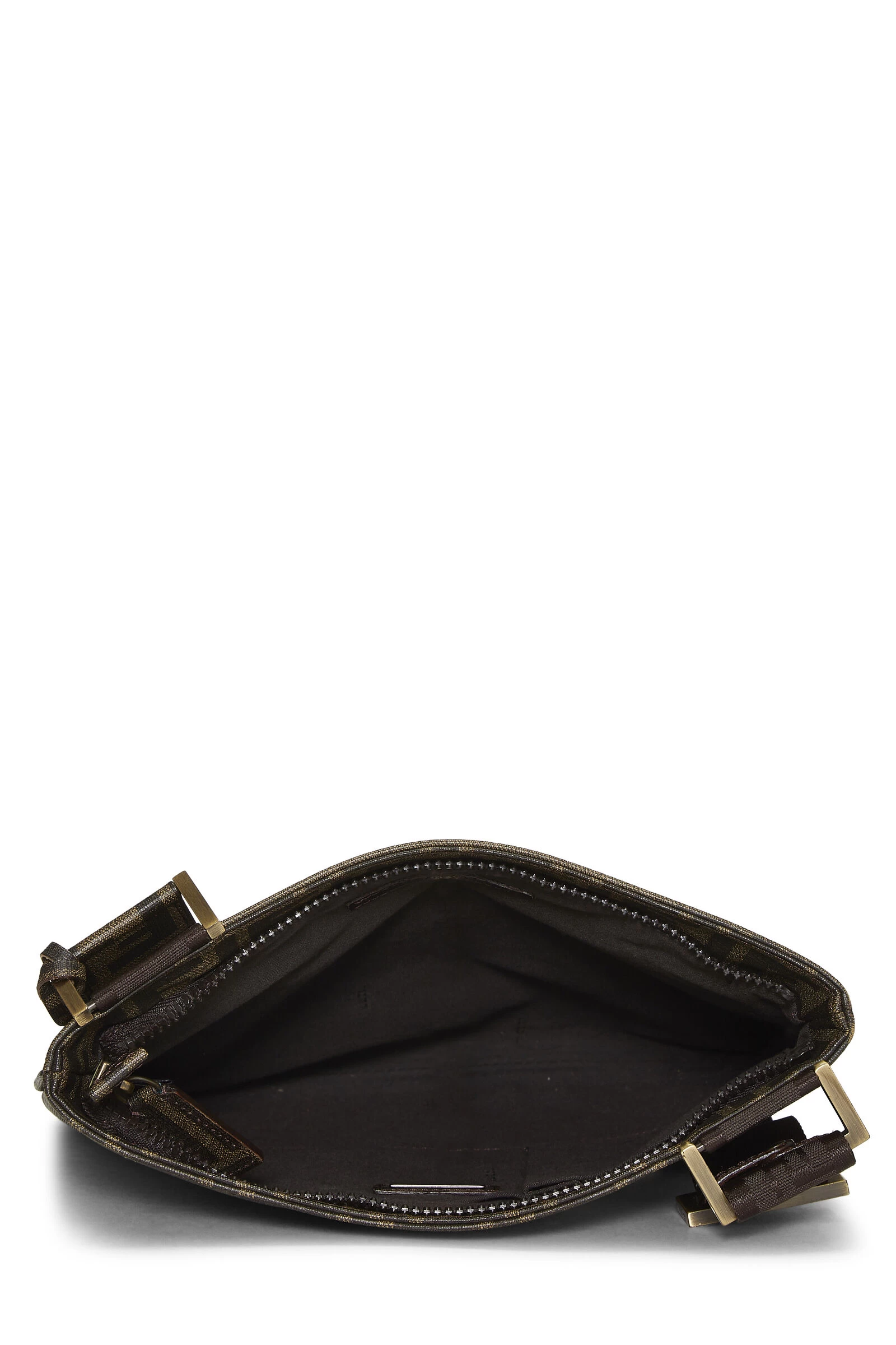 FENDI Brown Zucca Coated Canvas Flat Messenger Medium 6 FENDI Brown Zucca Coated Canvas Flat Messenger Medium - Image 6