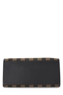 FENDI Brown Pequin Sunshine Shopper Tote Large 10 FENDI Brown Pequin Sunshine Shopper Tote Large -Fashion clothing QBB4E32905000 5