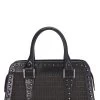 FENDI Black Zucchino Studded Hand Bag