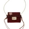 FENDI Red Beaded Baguette Pico