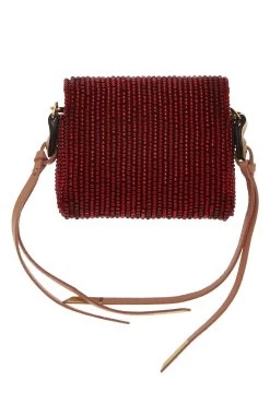 FENDI Red Beaded Baguette Pico -Fashion clothing QBJ4I3PNRB000 3