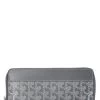 Grey Goyardine Matignon Continental Zip Wallet