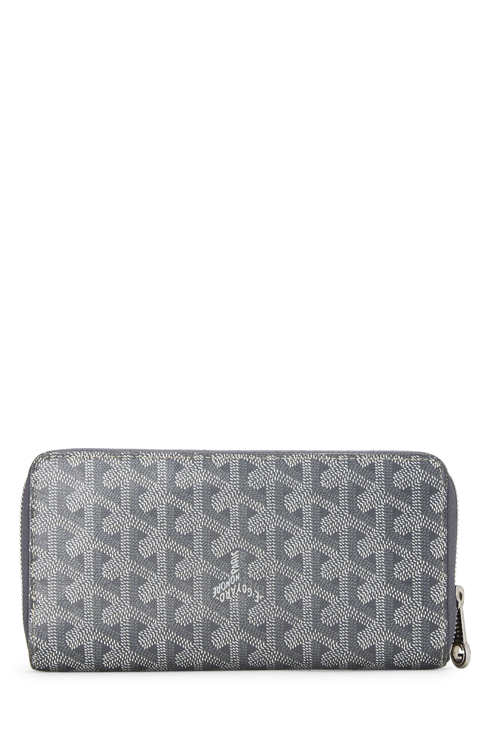 Grey Goyardine Matignon Continental Zip Wallet 3 Grey Goyardine Matignon Continental Zip Wallet - Image 3