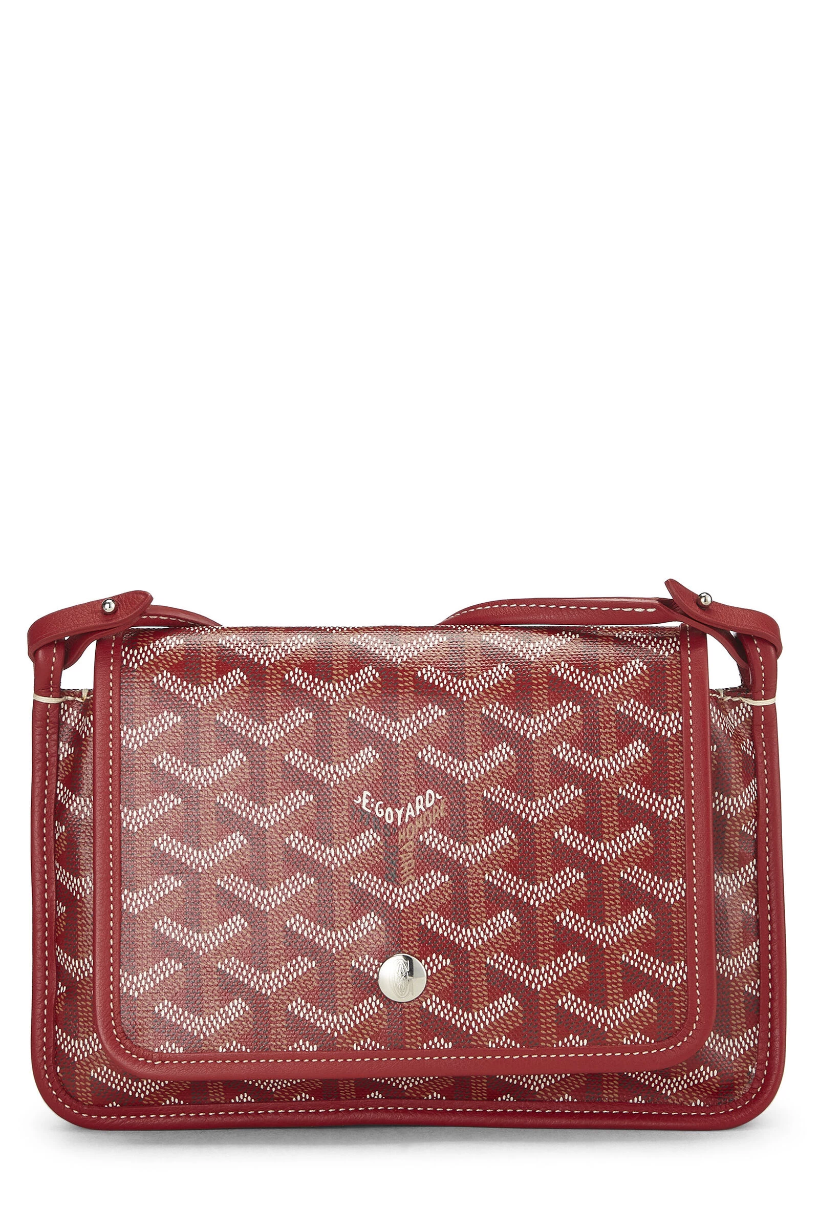 Red Goyardine Canvas Plumet 1 Red Goyardine Canvas Plumet