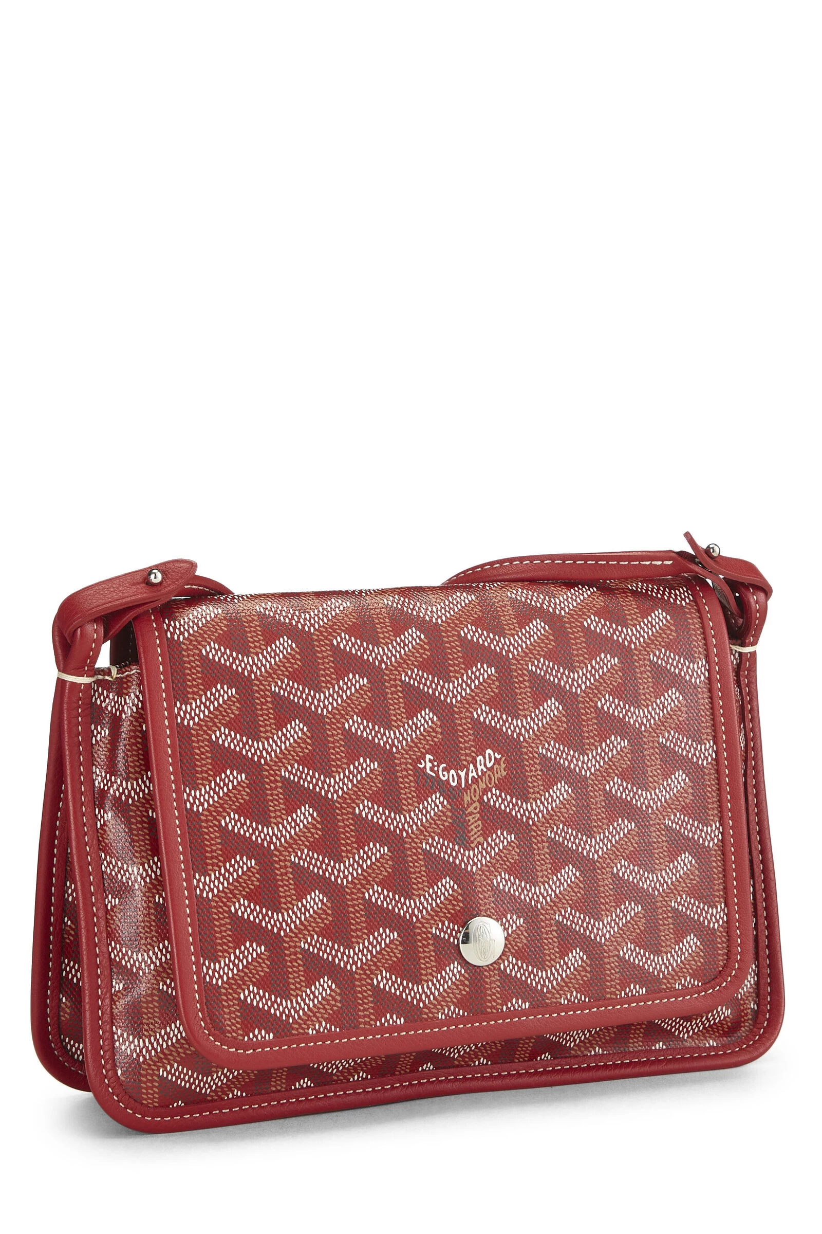 Red Goyardine Canvas Plumet 2 Red Goyardine Canvas Plumet - Image 2