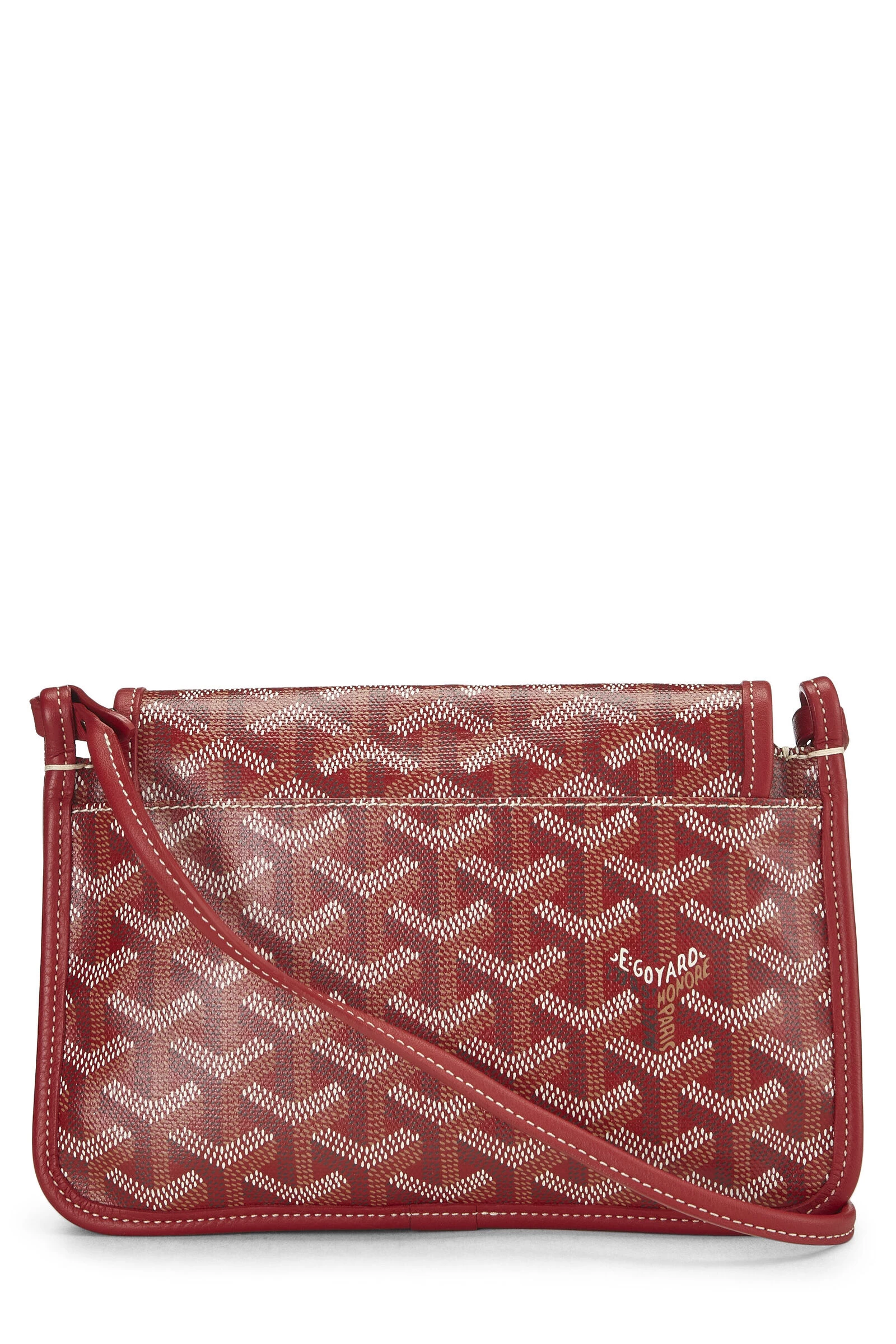 Red Goyardine Canvas Plumet 4 Red Goyardine Canvas Plumet - Image 4