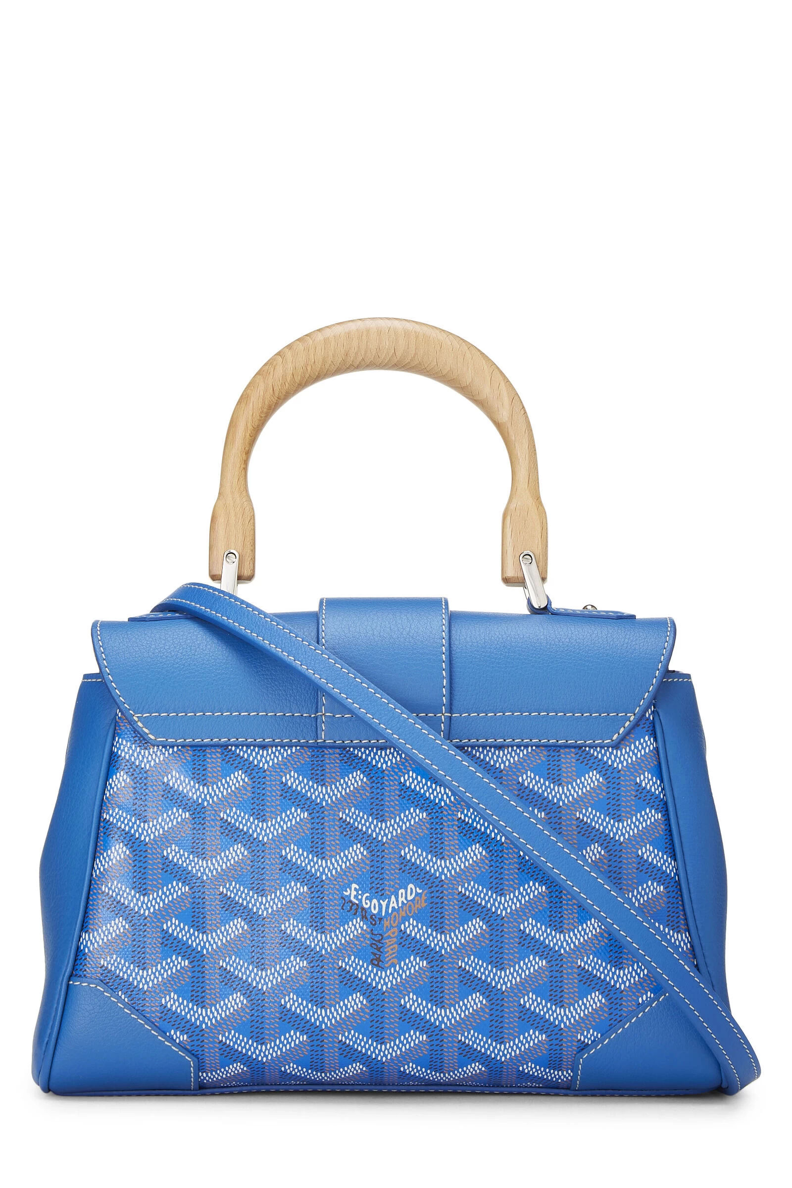 Blue Goyardine Canvas Saigon Souple Mini 4 Blue Goyardine Canvas Saigon Souple Mini - Image 4