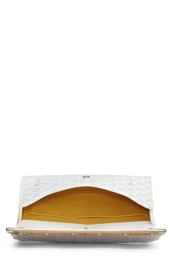 White Goyardine Monte Carlo PM -Fashion clothing QEBAMY0LWF000 6