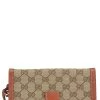 Gucci Orange Original GG Canvas Long Wallet