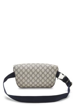 Gucci Navy Original GG Supreme Canvas Waist Pouch 7 Gucci Navy Original GG Supreme Canvas Waist Pouch -Fashion clothing QFA0Q30LNB014 4