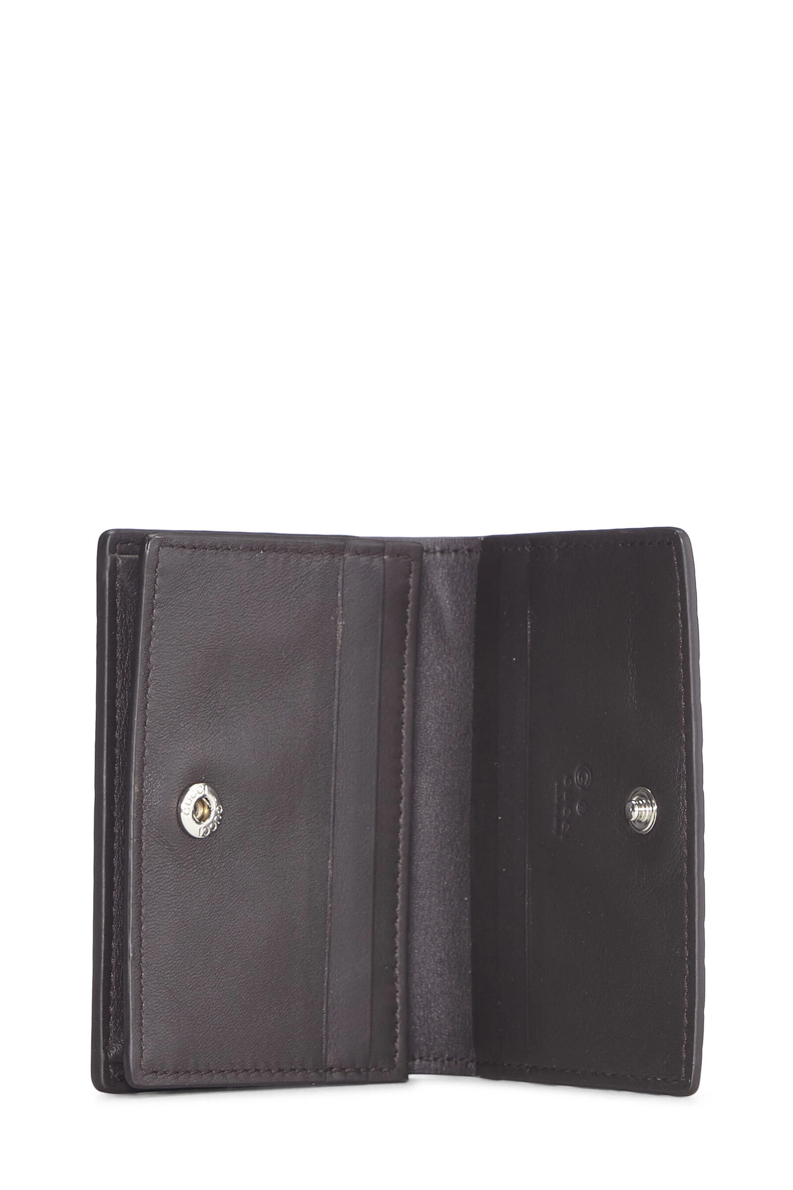 Brown Microguccissima Leather Compact Wallet 4 Brown Microguccissima Leather Compact Wallet - Image 4