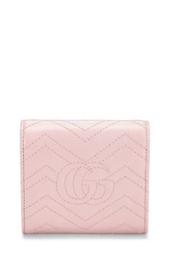 Gucci Pink Leather Marmont Card Case -Fashion clothing QFA1BG1LPB009 3