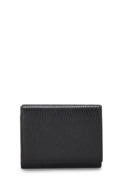 Gucci Black Leather GG Marmont Compact Wallet 6 Gucci Black Leather GG Marmont Compact Wallet -Fashion clothing QFA1G41LKB017 3