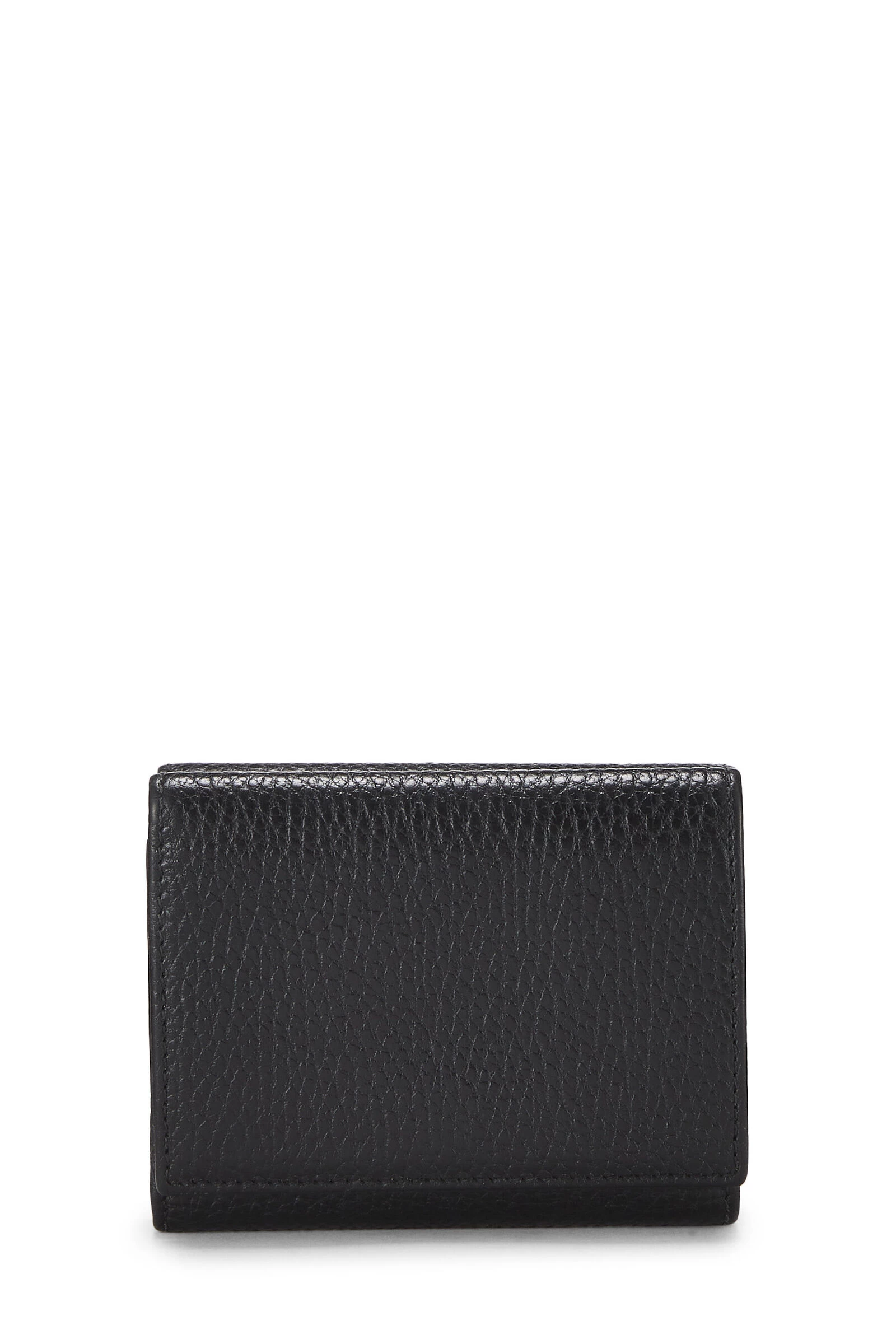 Gucci Black Leather GG Marmont Compact Wallet 3 Gucci Black Leather GG Marmont Compact Wallet - Image 3