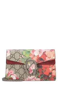 Gucci Pink GG Blooms Canvas Dionysus Super Mini
