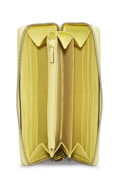 Gucci Yellow Chevron Leather Marmont Zip Wallet -Fashion clothing QFA1I8LTYB000 4