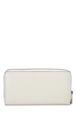 Gucci White Leather Logo Print Zip Wallet -Fashion clothing QFA1IG1LWB000 3