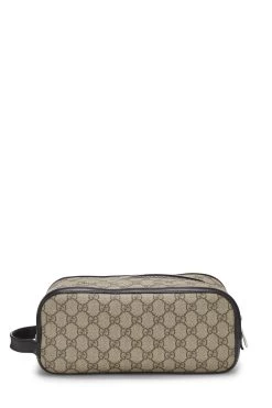 Gucci Original GG Supreme Canvas Toiletry Case -Fashion clothing QFA1KT0LKB002 4