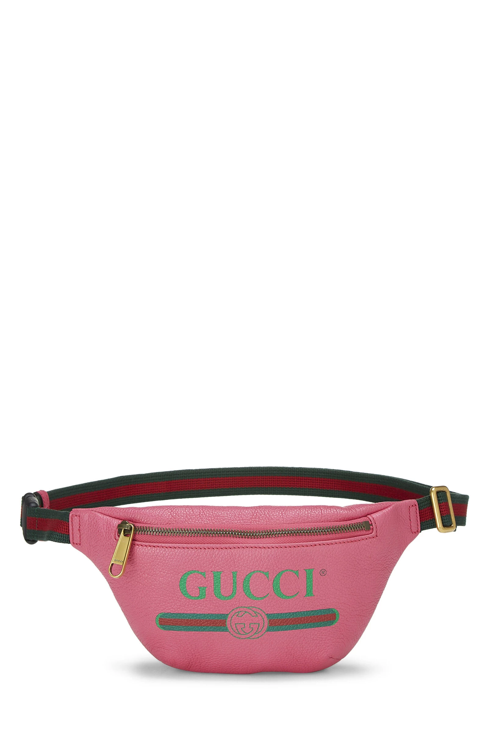 Gucci Pink Logo Leather Belt Bag Small 1 Gucci Pink Logo Leather Belt Bag Small