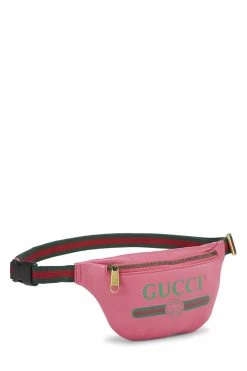 Gucci Pink Logo Leather Belt Bag Small 5 Gucci Pink Logo Leather Belt Bag Small -Fashion clothing QFA2271LPH006 2
