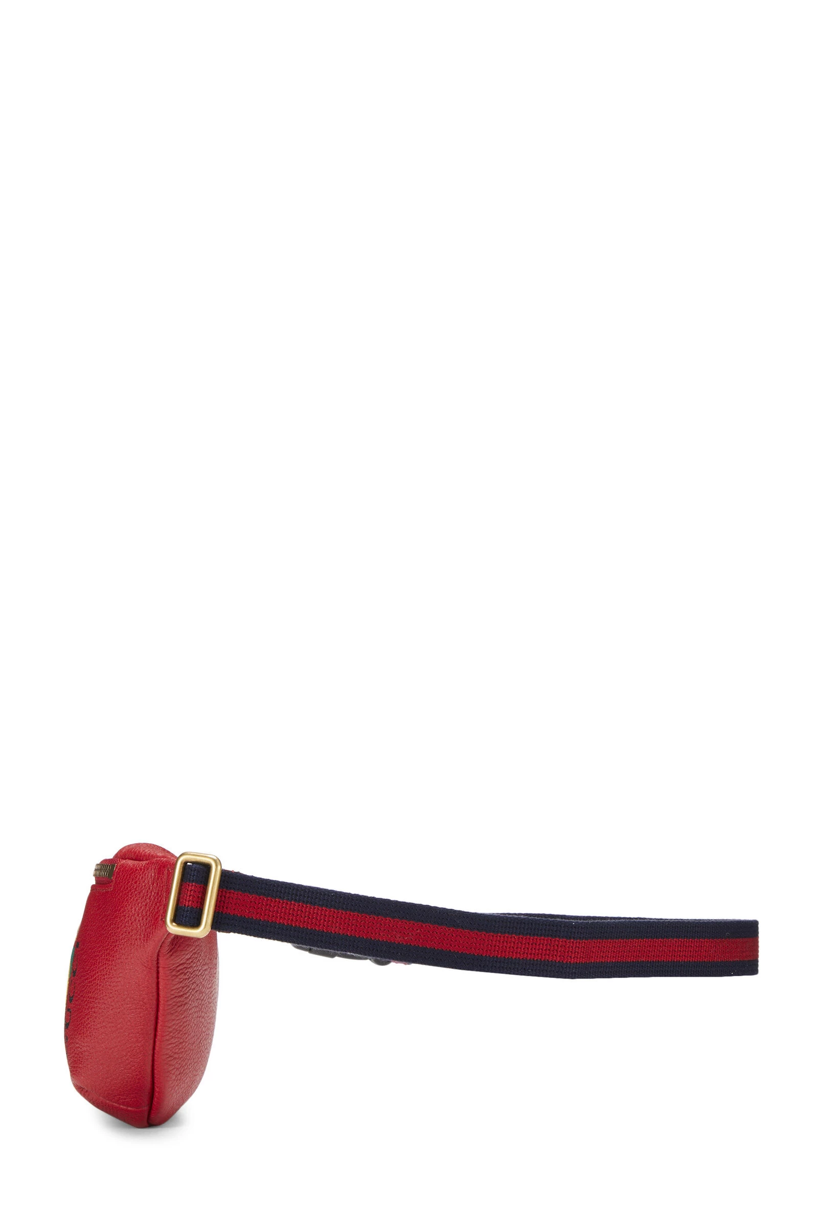 Gucci Red Leather Logo Belt Bag Small 3 Gucci Red Leather Logo Belt Bag Small - Image 3