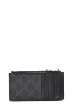 Gucci Black GG Supreme Canvas Card Case -Fashion clothing QFA2S70LKB002 3
