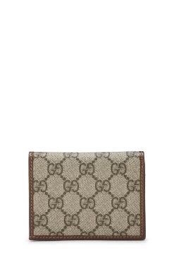 Gucci Brown Original GG Supreme Horsebit Compact Wallet -Fashion clothing QFA3CB0L0B009 3