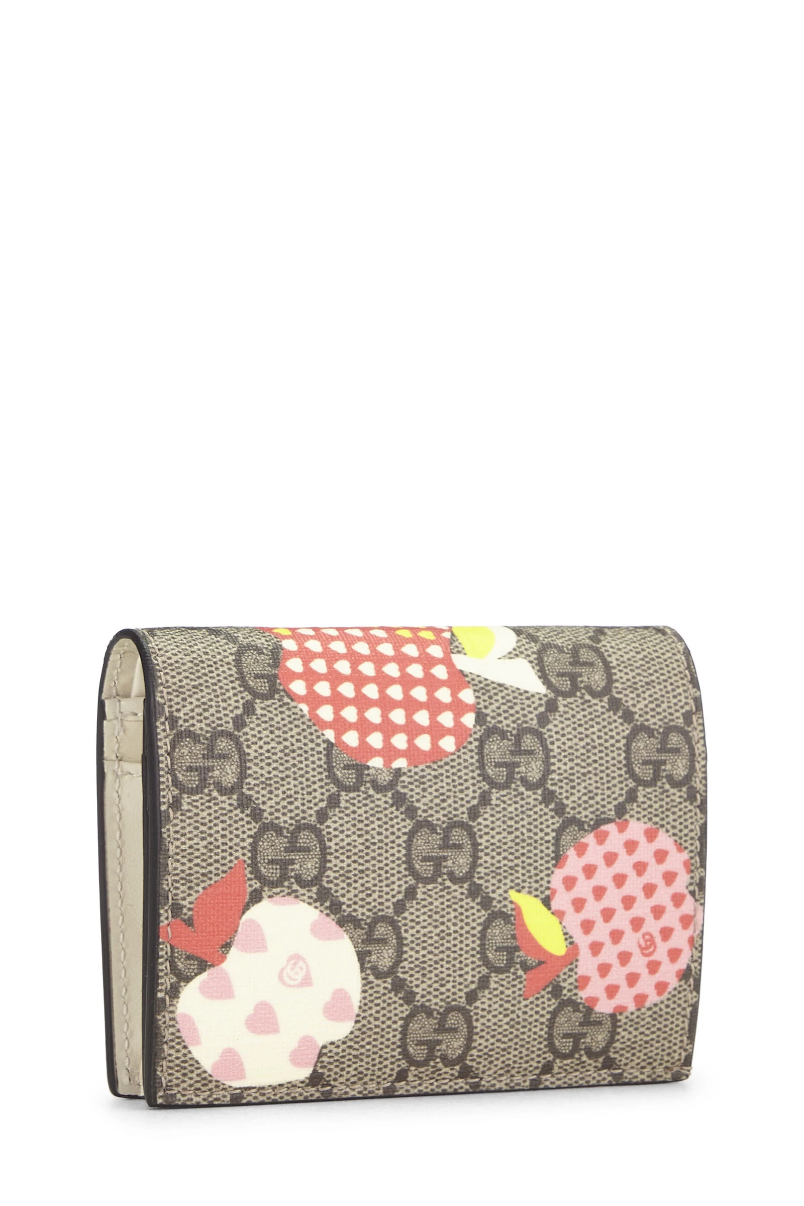 Gucci Original GG Supreme Canvas 'Les Pommes' Compact Wallet 2 Gucci Original GG Supreme Canvas 'Les Pommes' Compact Wallet - Image 2