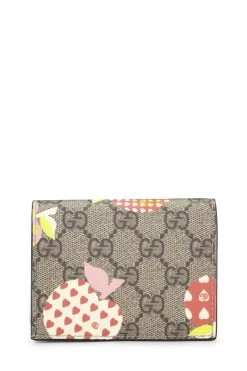 Gucci Original GG Supreme Canvas 'Les Pommes' Compact Wallet 6 Gucci Original GG Supreme Canvas 'Les Pommes' Compact Wallet -Fashion clothing QFA44S0LMB005 3