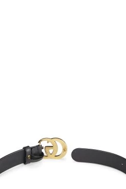 Gucci Black Leather Double GG Belt -Fashion clothing QFA5941LKB003 4